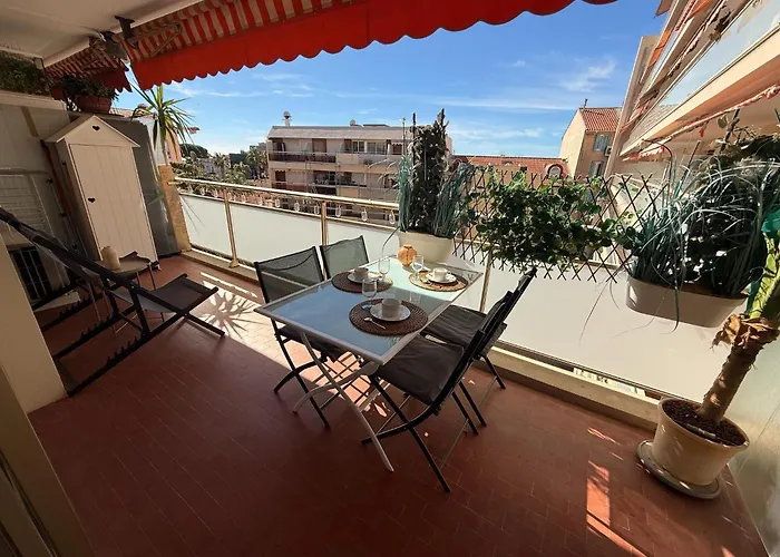 Apartment Peaceful La Pinede For Couple Antibes